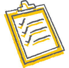 symbol ikona odręczna ilustracja, rysunek, lista notatki szkolenia do raportu Budimex