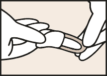 realistycznie ilustrowany piktogram kroku instrukcji marki butów Bravomoda