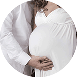 inspiracja do logo sympozjum medycznego: para w ciąży