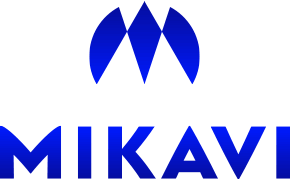 projekt logo marki sprzętu elektronicznego Mikavi