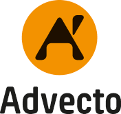 propozycja koncepcji projektu logo firmy Advecto, czarny wielbład z karawany na tle okrągłego żółtego słońca