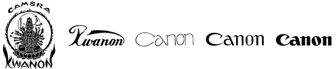 ewolucja logo firmy Canon